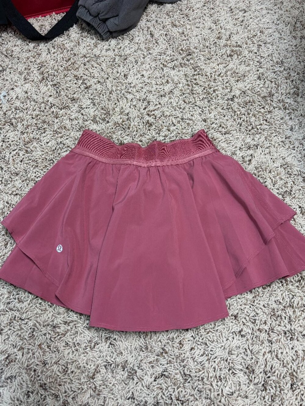 Lululemon Court Rival High Rise Skirt Cherry Tint